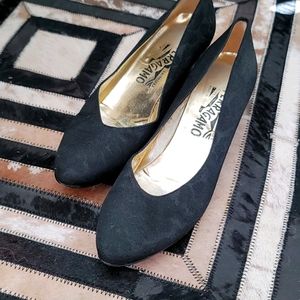 Salvatore Ferragamo black pumps